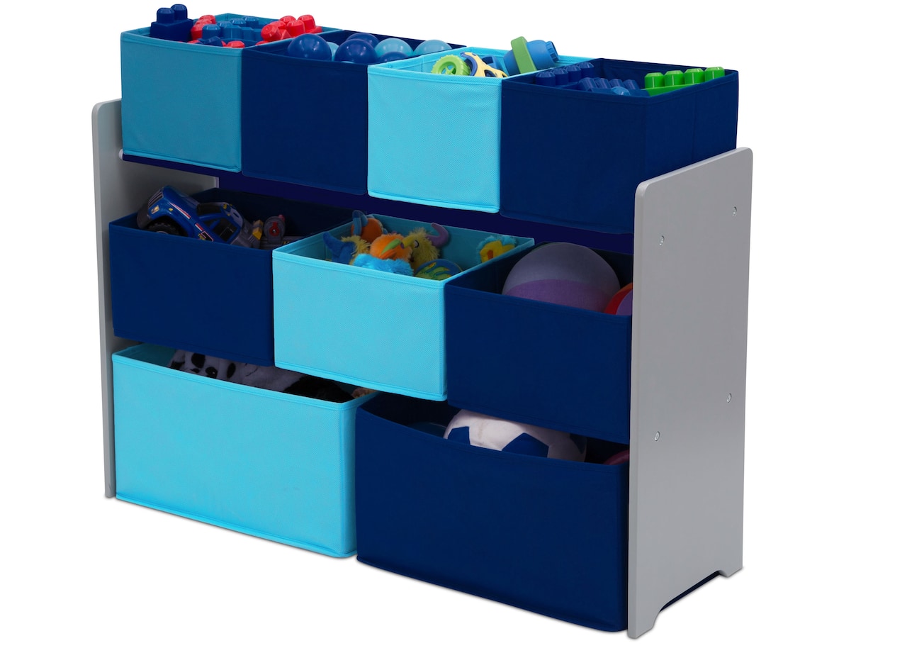 Delta Children Deluxe Multi Bin Toy Organizer with Storage Bins